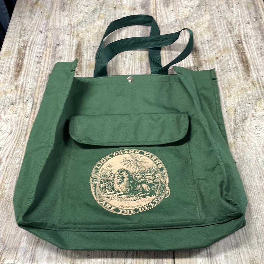 Large Lion Brand Yarns Tote